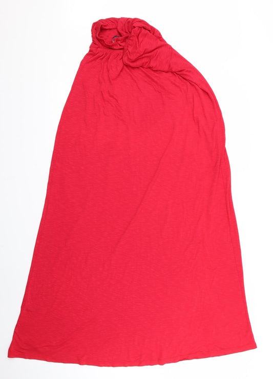 Preworn Womens Red A-Line Size 12