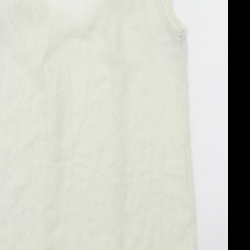 Womens UK Size 6 Atmoshpere White Tunic Blouse