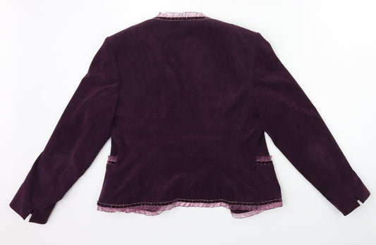 Womens UK Size 36 Gerry Weber Regular Purple Blazer