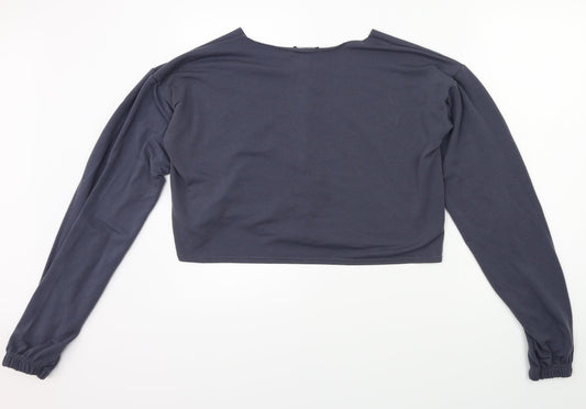 PRETTYLITTLETHING Womens Blue Pullover Jumper Size 12