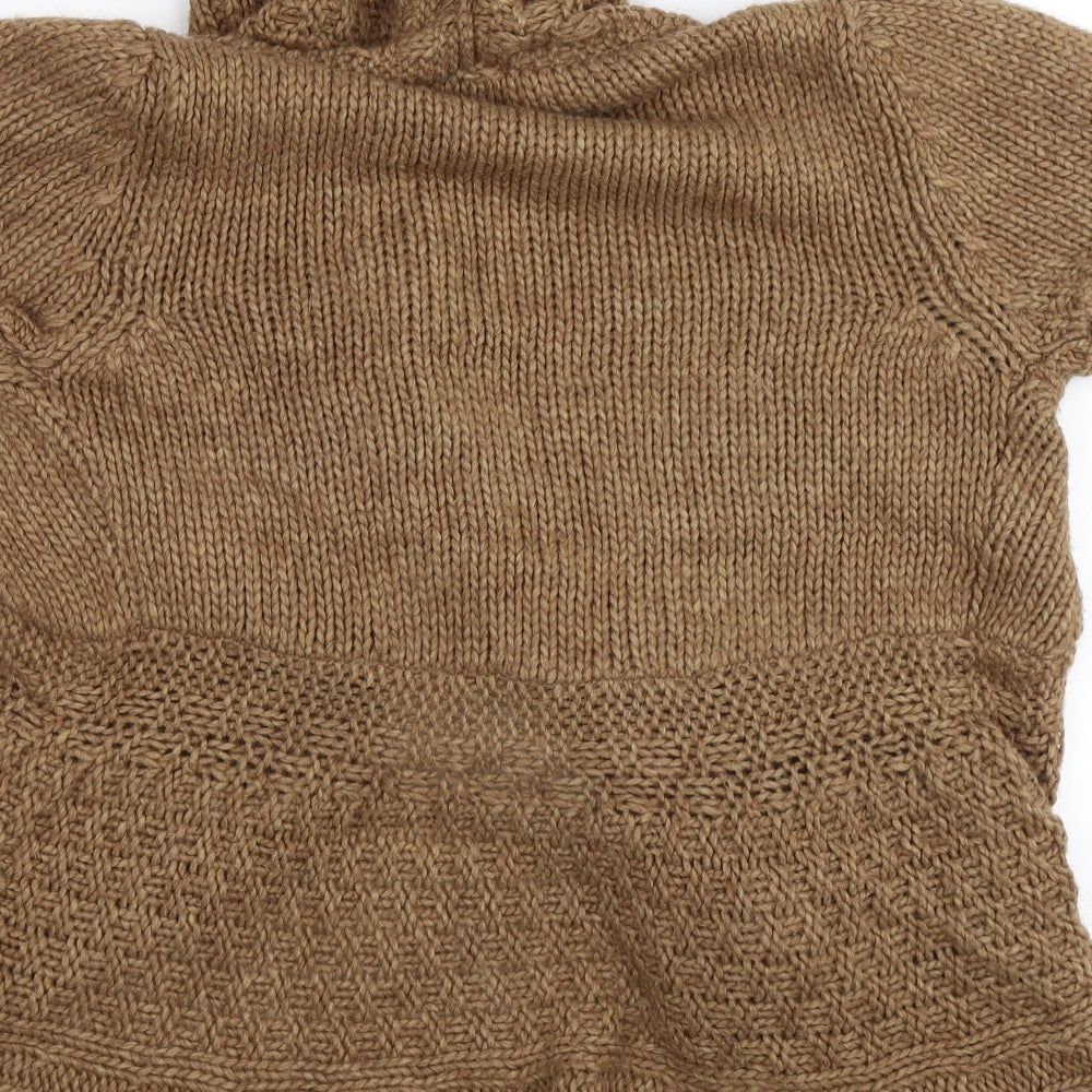 Gerry Weber Womens Brown Cardigan Jumper Size 14