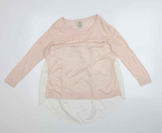 River Island Womens Pink Pullover Jumper Size 12