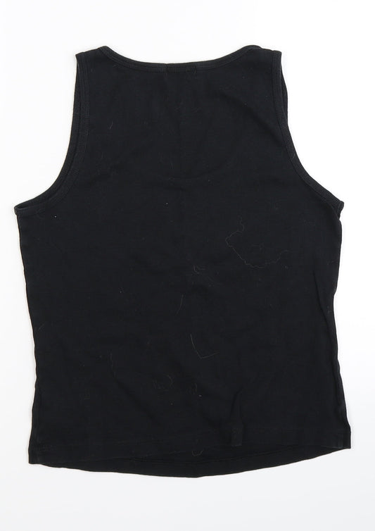 F&F Womens Black Basic Tank Size 12