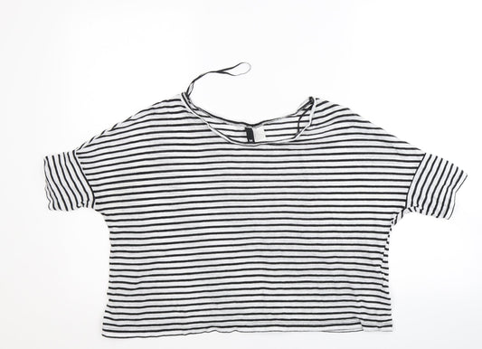Womens UK Size M Divided White Basic Blouse