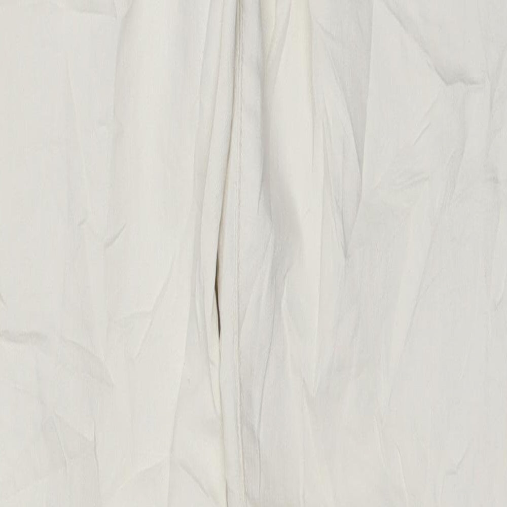 Bershka Womens Ivory Skinny Jeans Size 10 L31 in