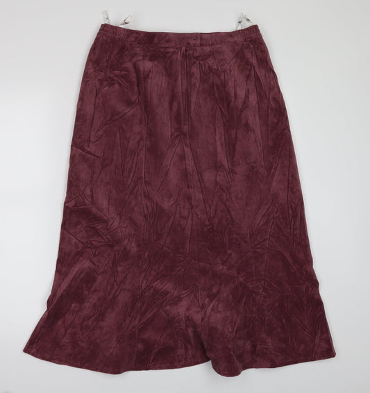 Oscar B Womens Pink   A-Line Skirt Size 14