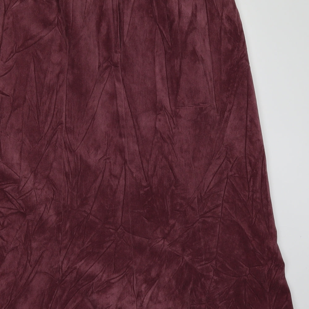 Oscar B Womens Pink A-Line Skirt Size 14