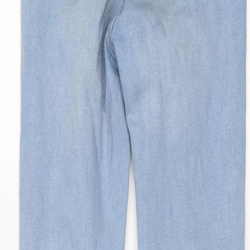 Denim & Co. Womens Blue Denim Skinny Jeans Size 8 L28 in