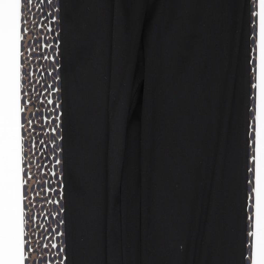 Womens UK Size 10 I SAW IT FIRST Regular Fit Carrot Black Trousers