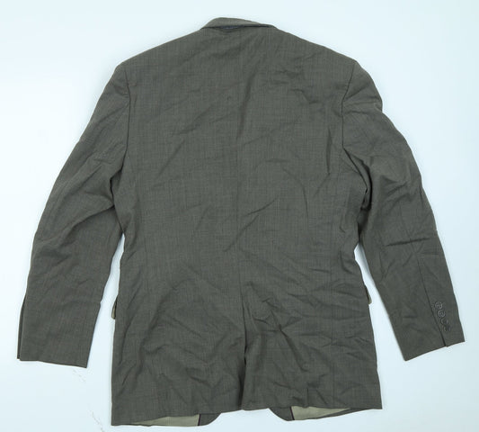 Mens UK Size 38 BHS Regular Brown Suit Jacket