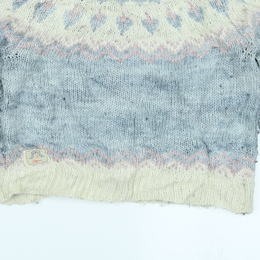 SoulCal Womens Blue Pullover Jumper Size 8
