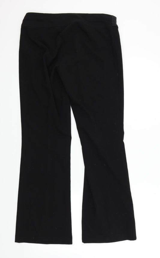 New Look Womens Black Trousers Size 10 L30 in