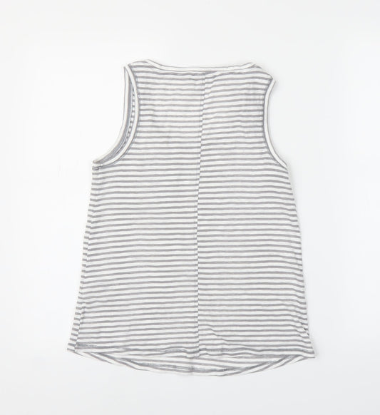 Womens UK Size 12 M&S Grey Basic Tank