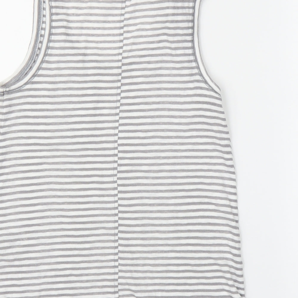 Womens UK Size 12 M&S Grey Basic Tank