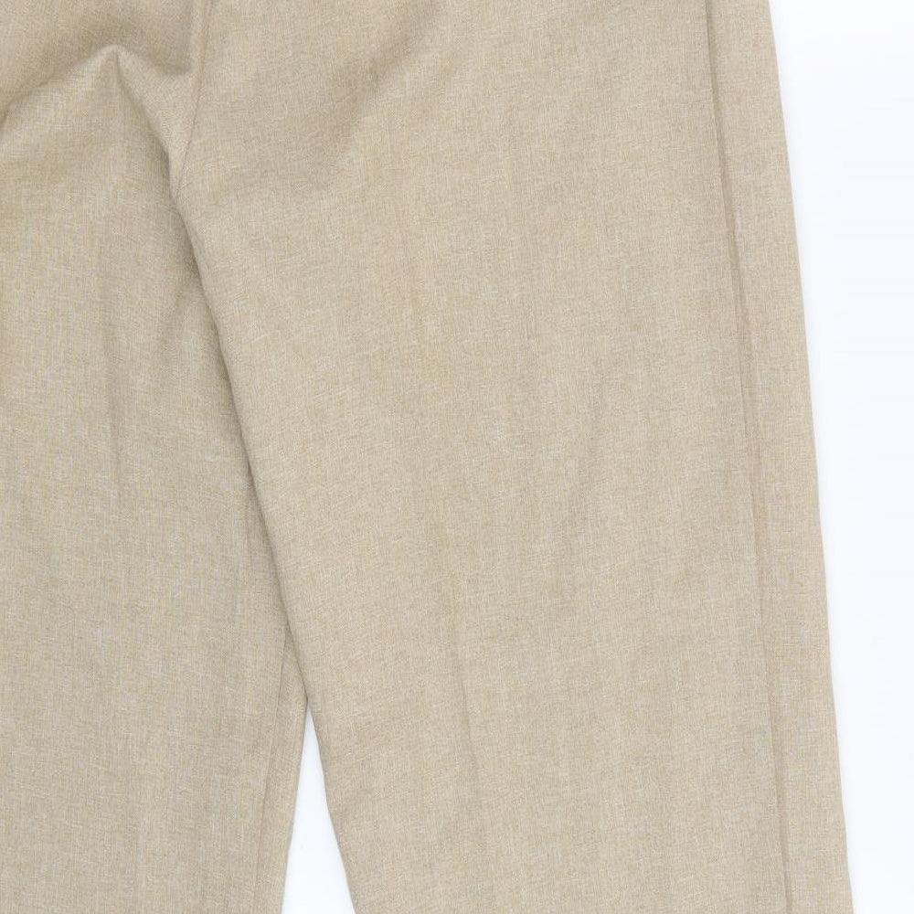Florence + Fred Womens Beige Trousers Size 14 L29 in - Short Leg