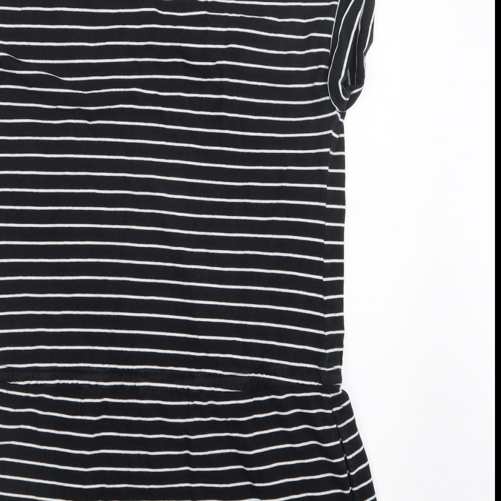 Womens UK Size 12 Debenhams Black Basic T-Shirt