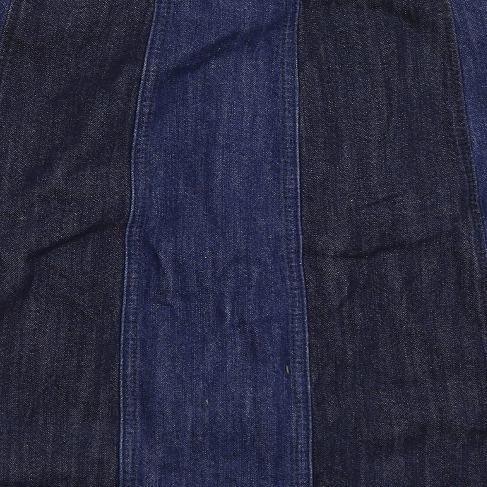 H&M Womens Blue Denim Mini Skirt Size 42
