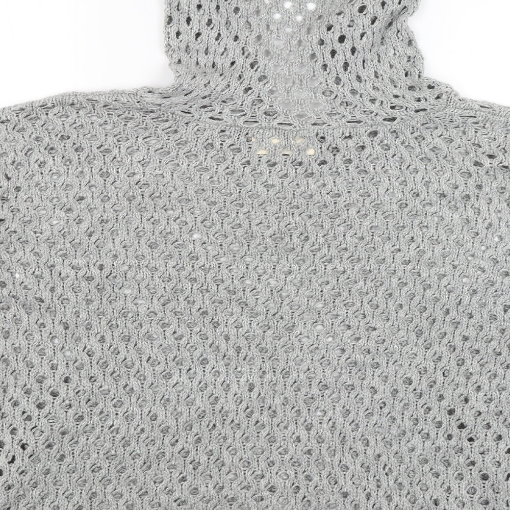 Hollister Womens Grey Pullover Hoodie Size S