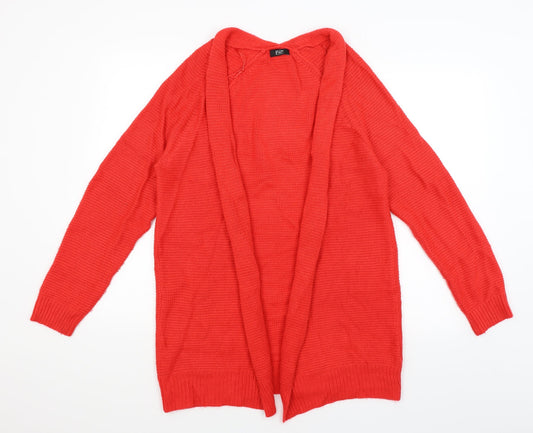 F&F Womens Red Wrap Jumper Size 14