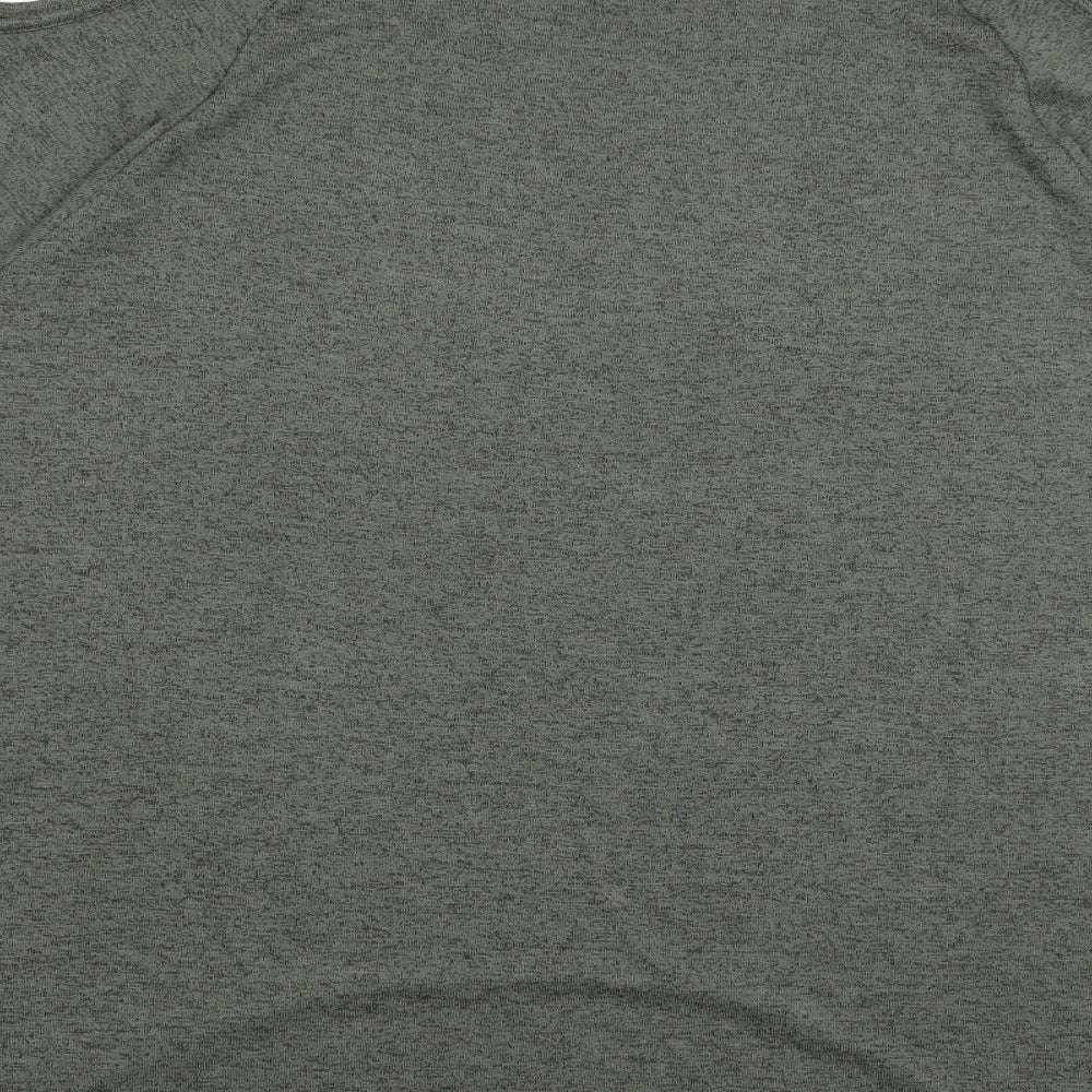 Womens UK Size 10 Apricot Green Basic T-Shirt