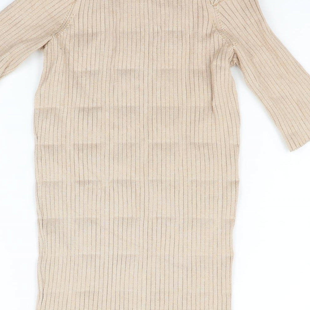 River Island Womens Beige Pullover Jumper Size 10