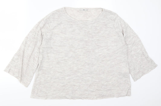 TU Womens Grey Pullover Jumper Size 12