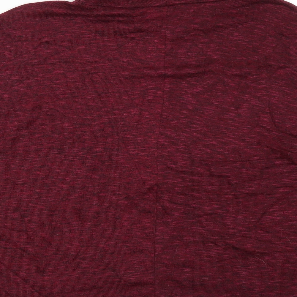 Womens UK Size 10 New Look Red Basic T-Shirt