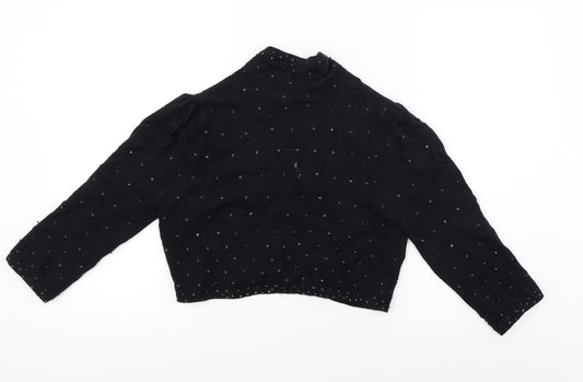 Wallis Womens Black Cardigan Jumper Size 8