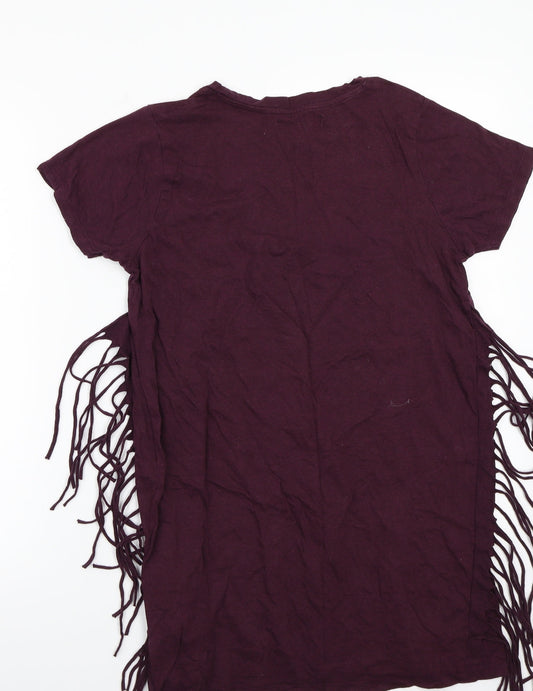 Primark Womens Purple Basic T-Shirt Size 10