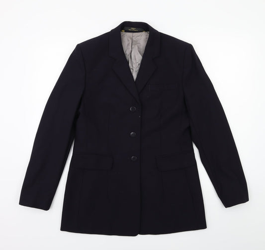 Womens UK Size 10 Marks and Spencer Regular Blue Suit Jacket