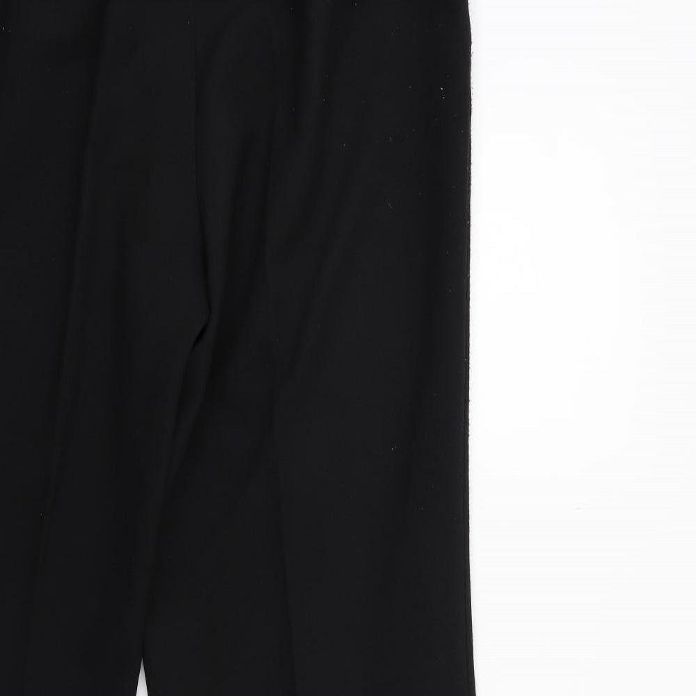Womens UK Size 36 in Marks and Spencer Regular Fit Black Trousers