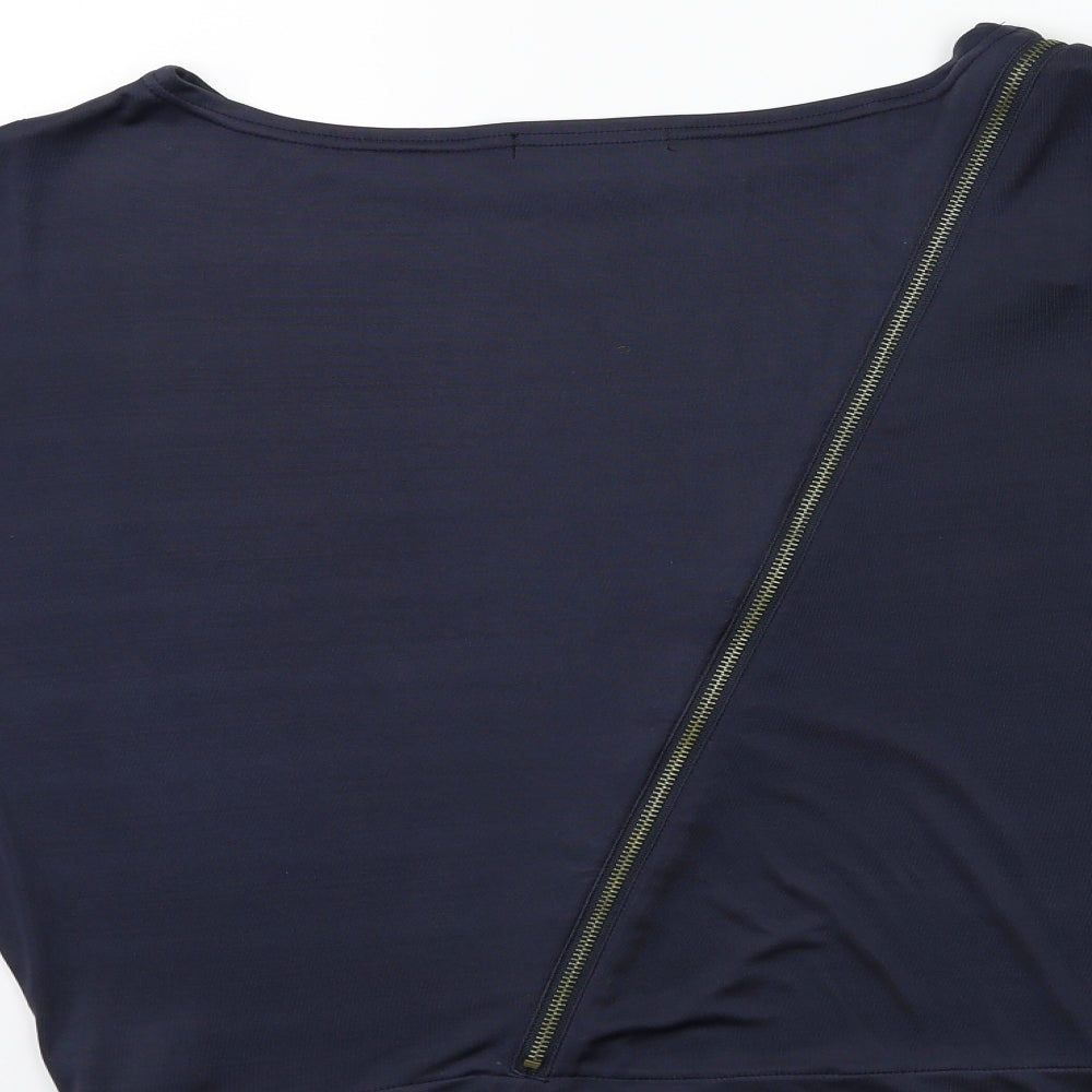 Womens UK Size 12 ASOS Grey Basic Blouse