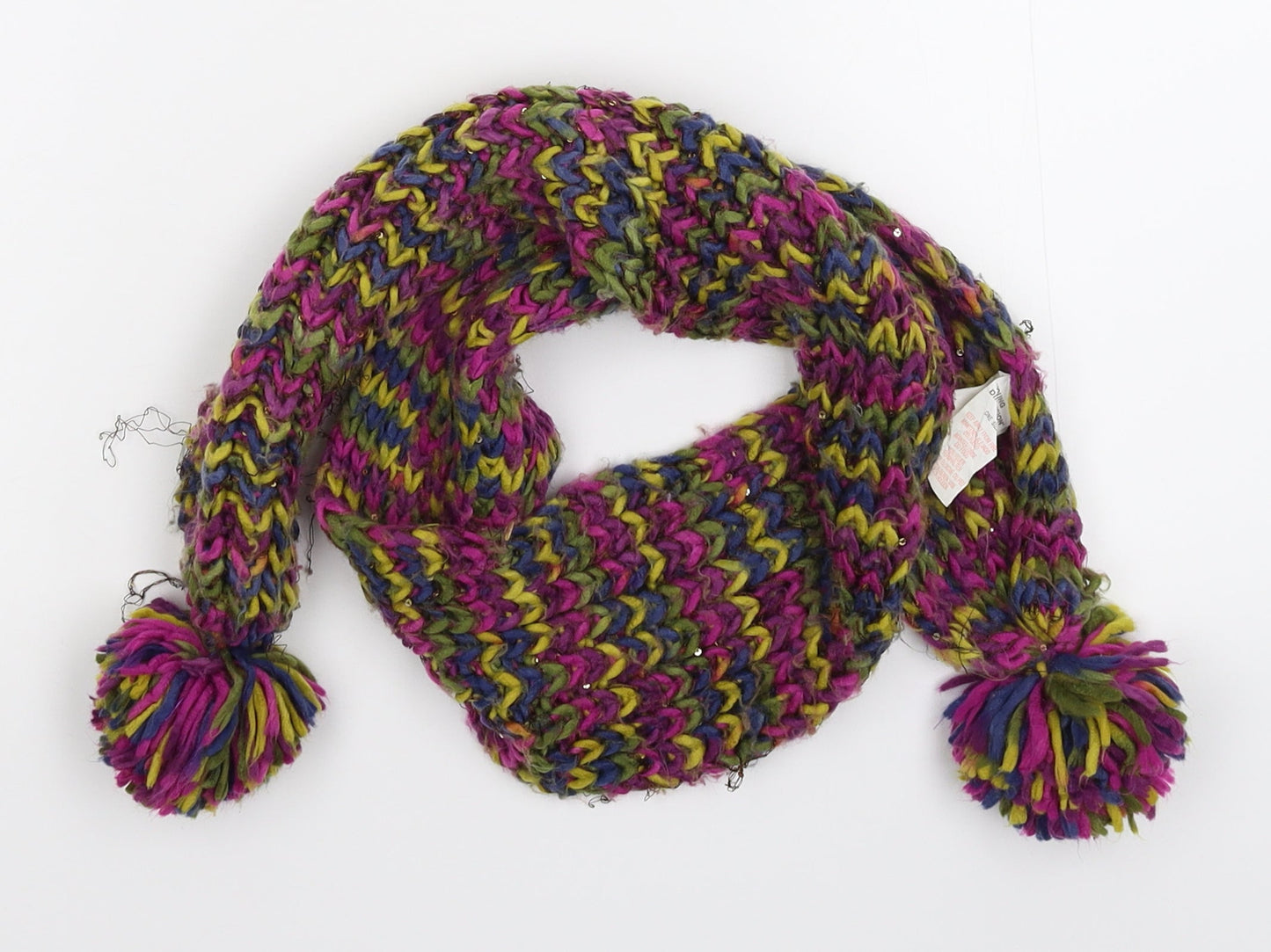 Young Dimension Girls Multicoloured Knit Scarf Scarves & Wraps One Size