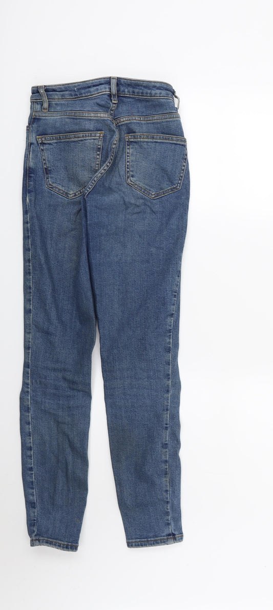 New Look Womens Blue Denim Skinny Jeans Size 6 L24 in
