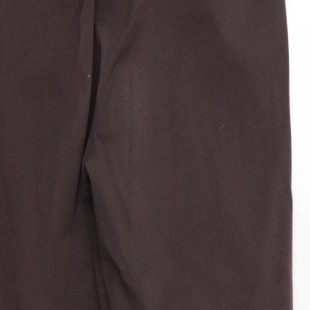 Oscan B Womens Brown Trousers Size 12 L27 in