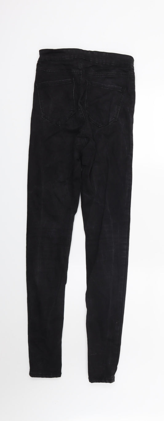 Primark Womens Black Denim Skinny Jeans Size 8 L27 in