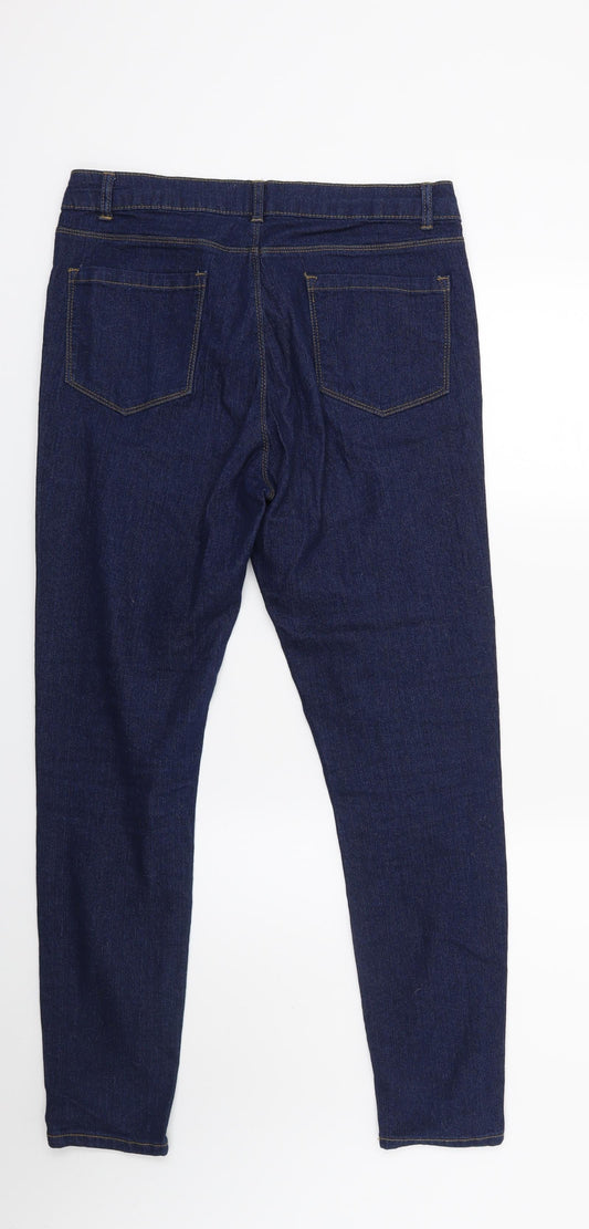 Matalan Womens Blue Denim Skinny Jeans Size 12 L26 in