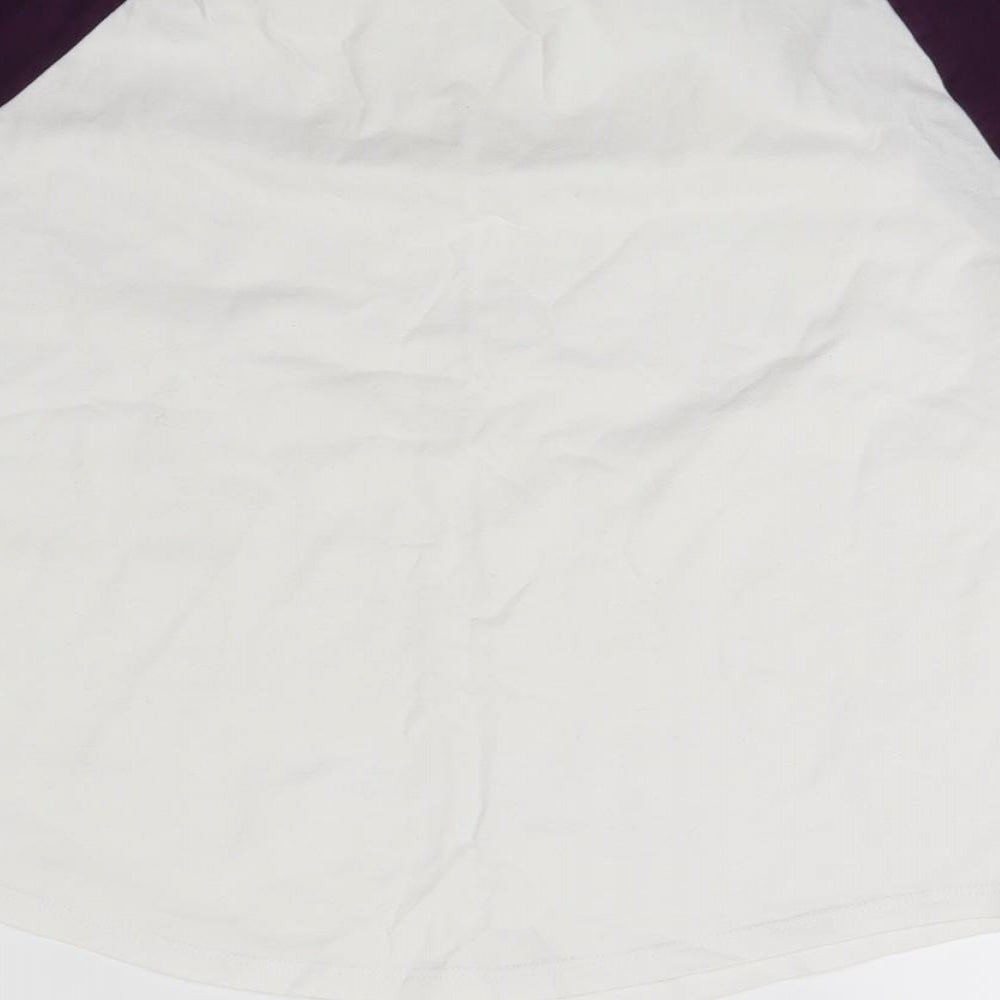 Womens UK Size 8 Jack Wills White Basic T-Shirt