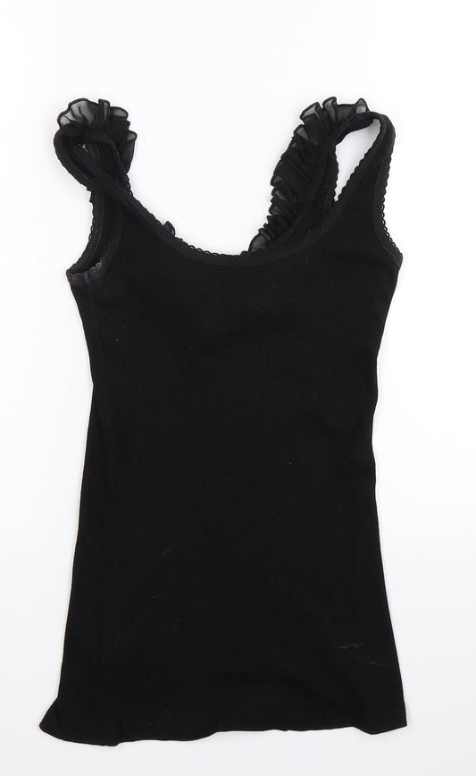 Atmosphere Womens Black A-Line Size 8