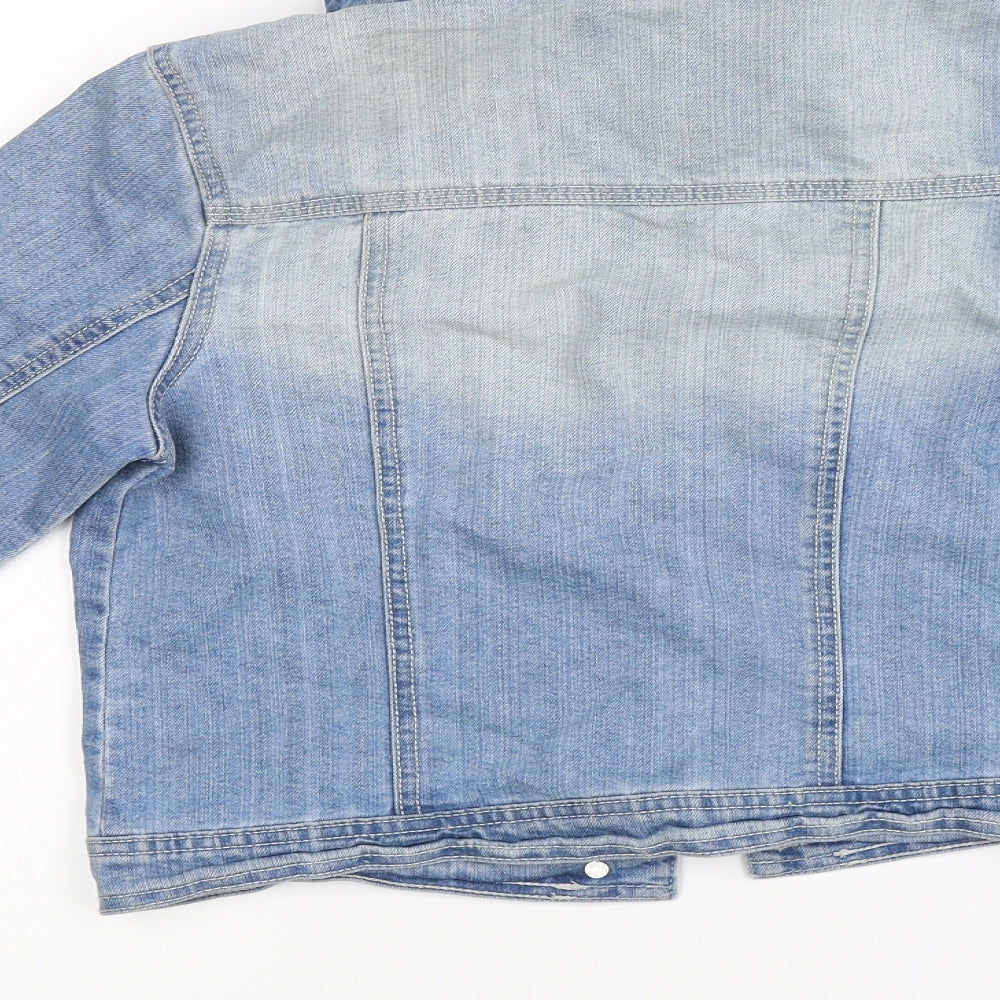 F&F Womens Blue Jacket Size 6