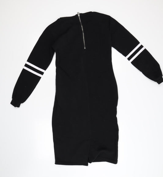 Preworn Womens Black Jumper Dress Size S