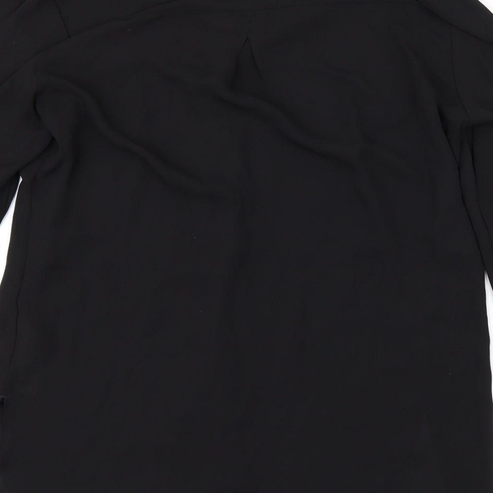 Marks & Spencer Womens Black Cardigan Jumper Size 10