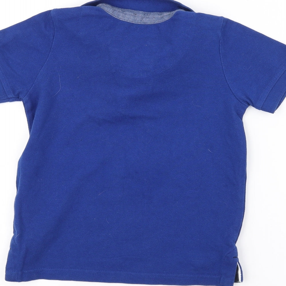 Next Boys Blue Basic Polo Size 4 Years