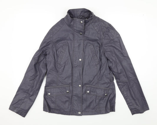 Indigo Womens Blue Jacket Size 6