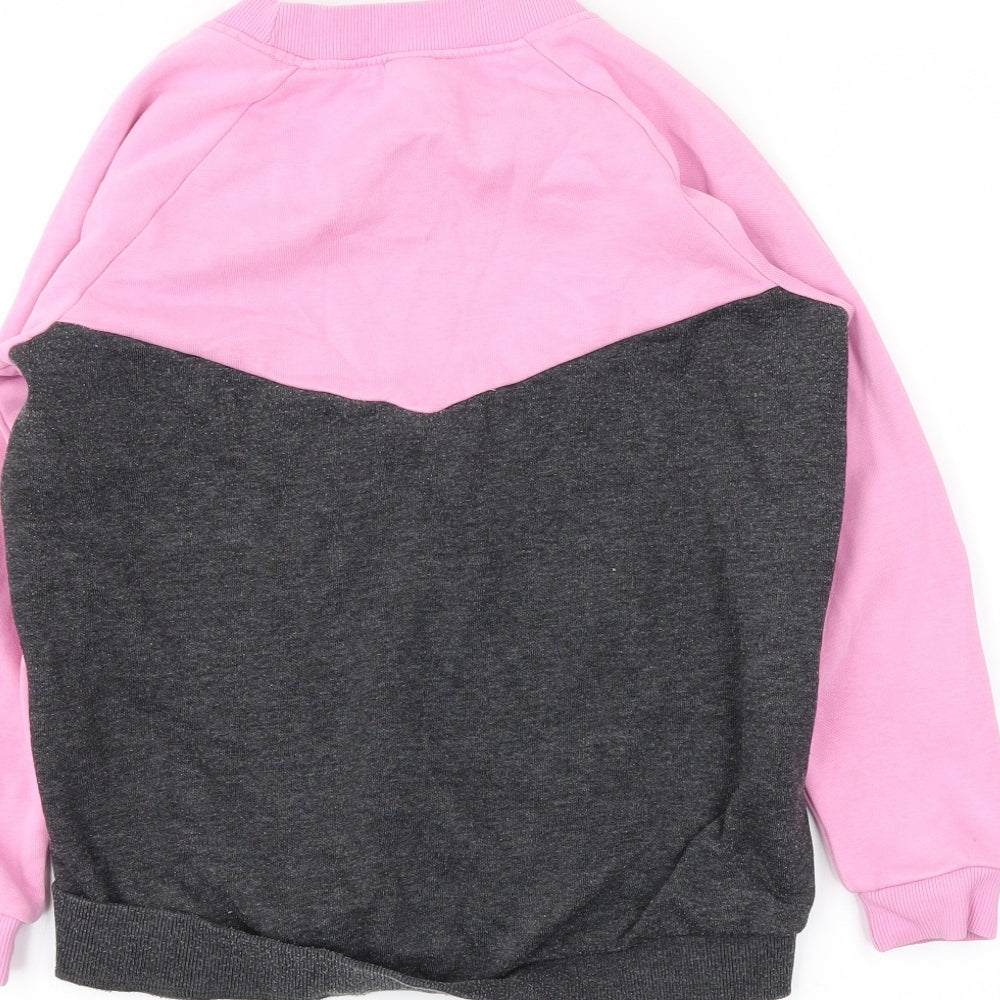 TU Girls Pink Pullover Sweatshirt Size 8 Years