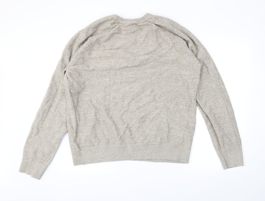 Gap Mens Beige Pullover Jumper Size XL