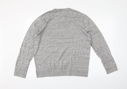 Gap Mens Grey Pullover Jumper Size L