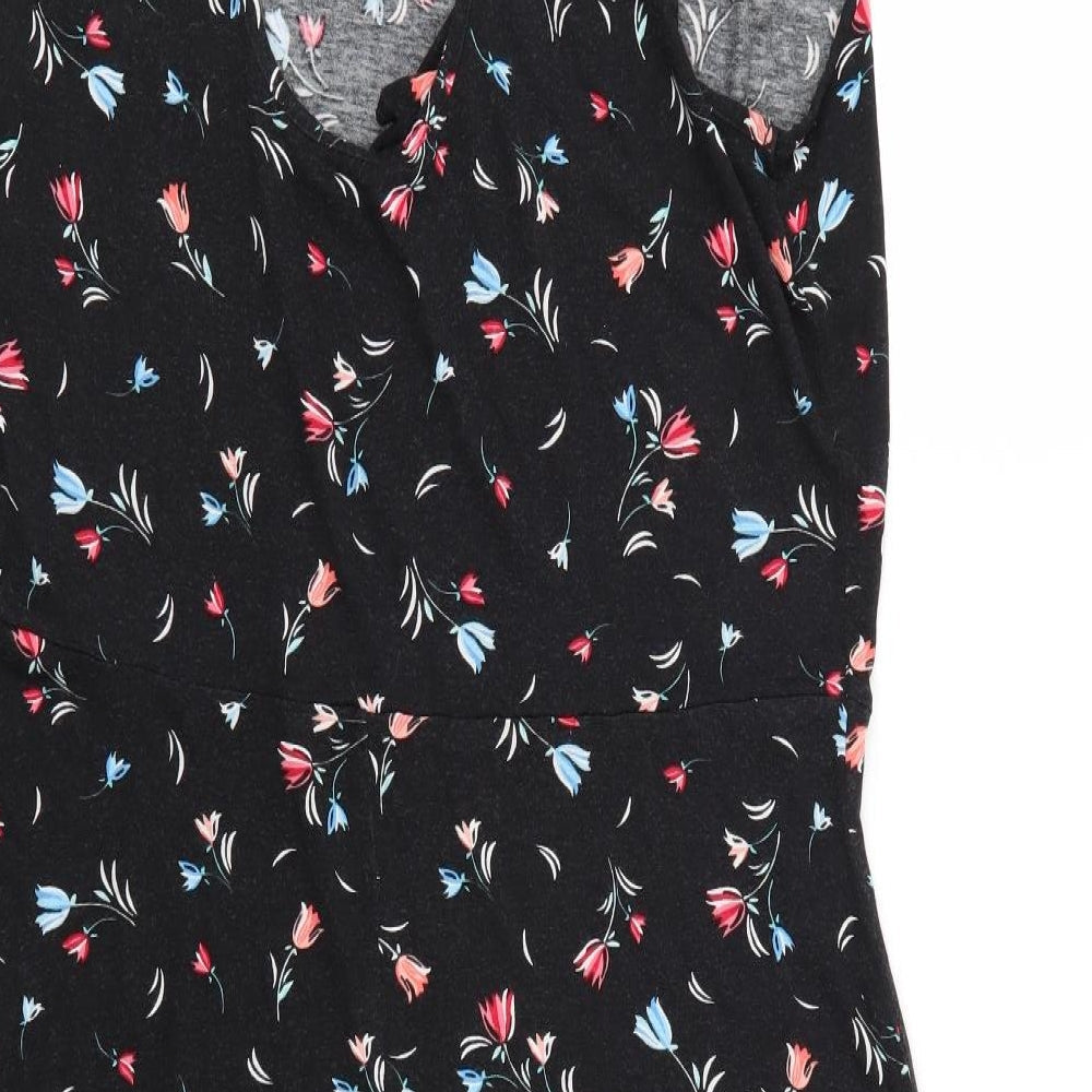 George Womens Black A-Line