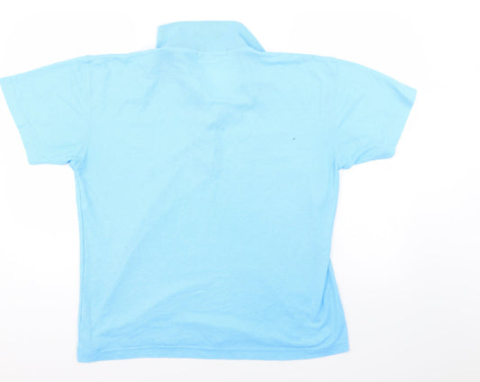 South Lodge Mens Blue Polo Size M