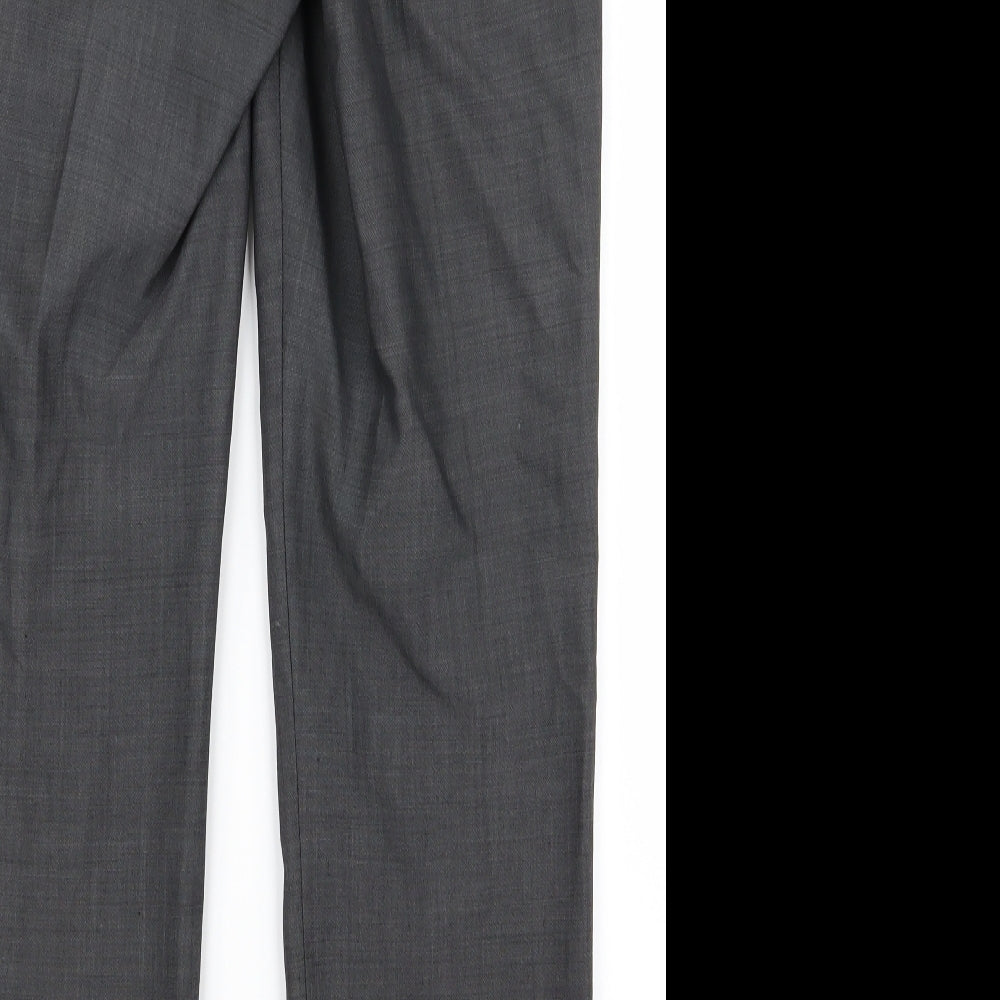 Womens UK Size 32 NEXT Regular Fit Grey Trousers
